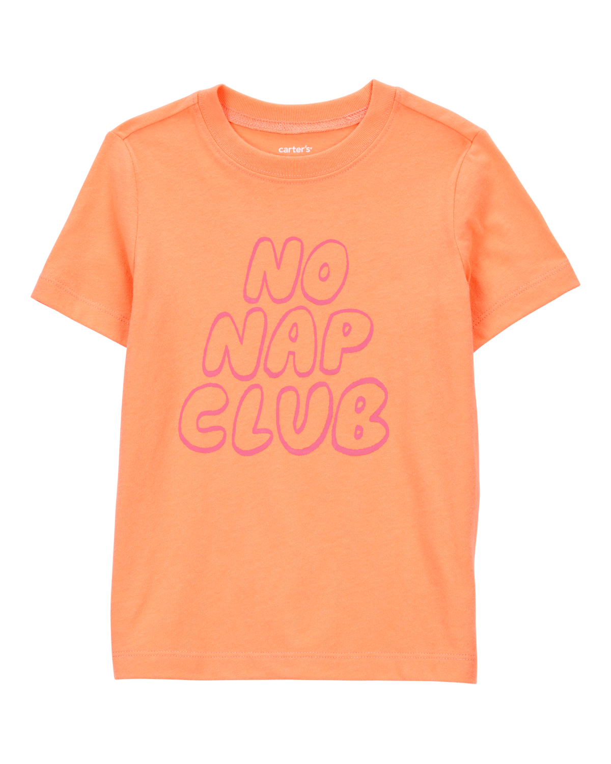 Toddler Boy No Nap Club Short-Sleeve Graphic Tee - Orange