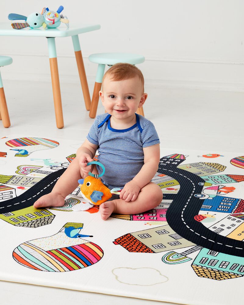 Doubleplay Reversible Playmat Vibrant Village Carters Com