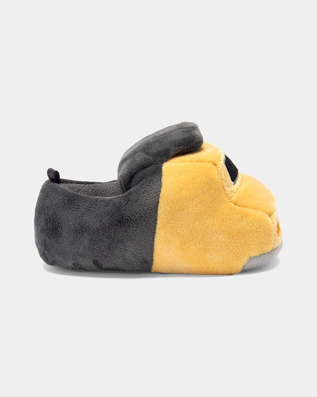 Product image 2 of Toddler Boy Truck Slippers - Yellow/Grey