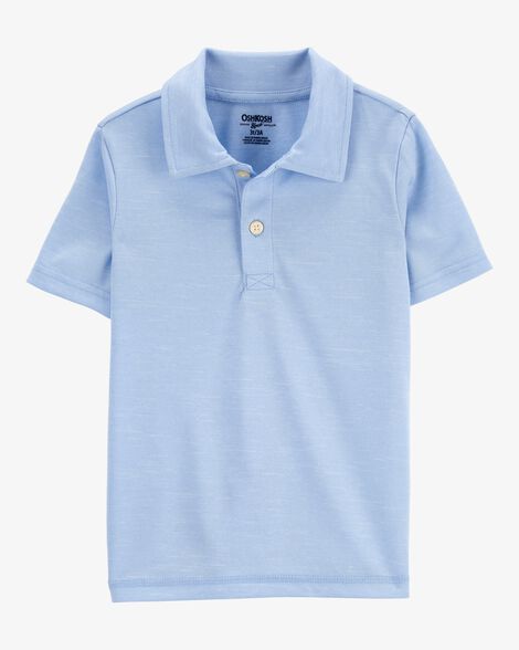  Product image 1 of Toddler Active Polo in Moisture Wicking BeCool™ Fabric - Blue