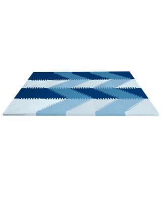 Product image 1 of Playspot Geo Foam Floor Tiles - Blue Ombre