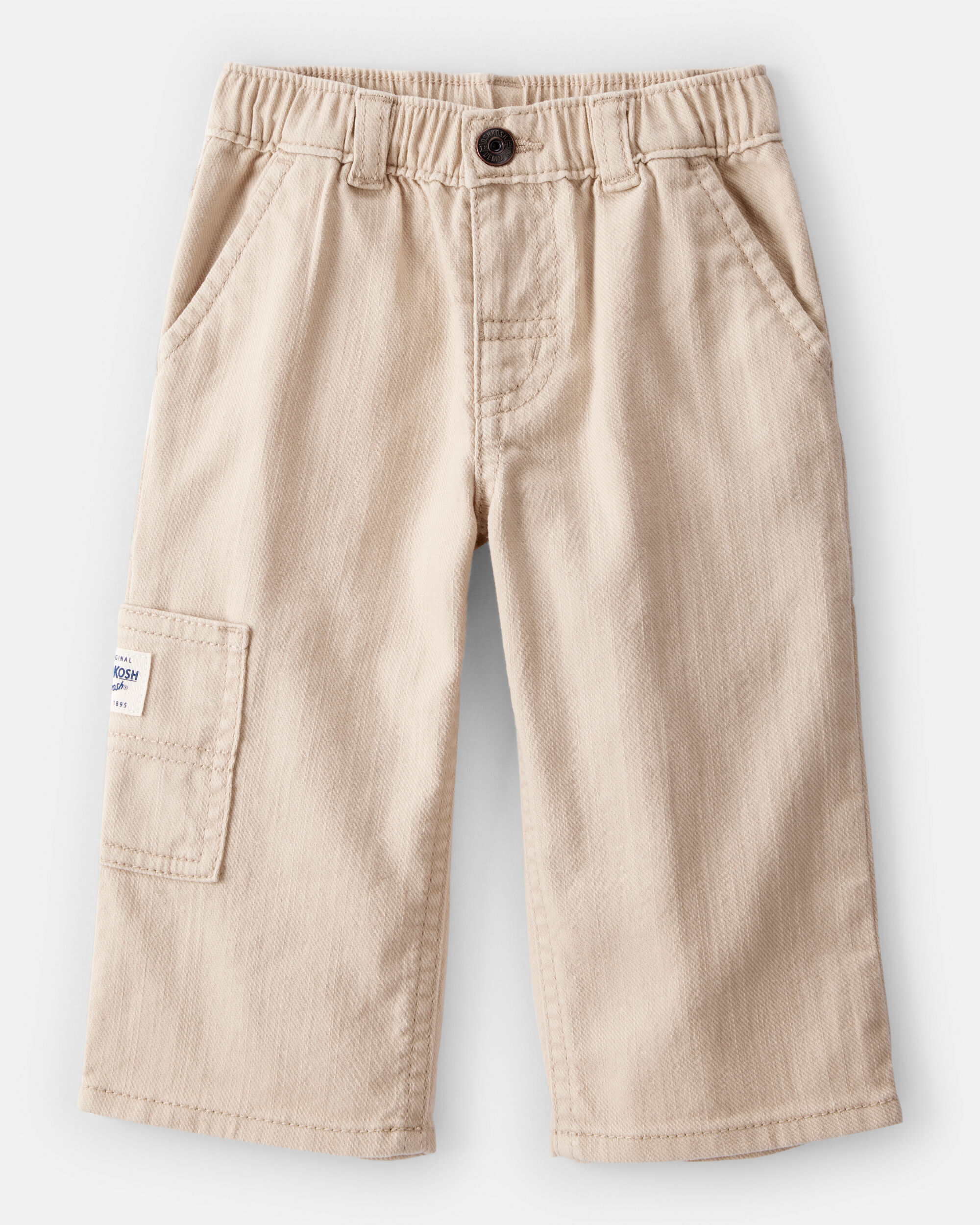 Baby Boy Pull On Carpenter Pant - Khaki