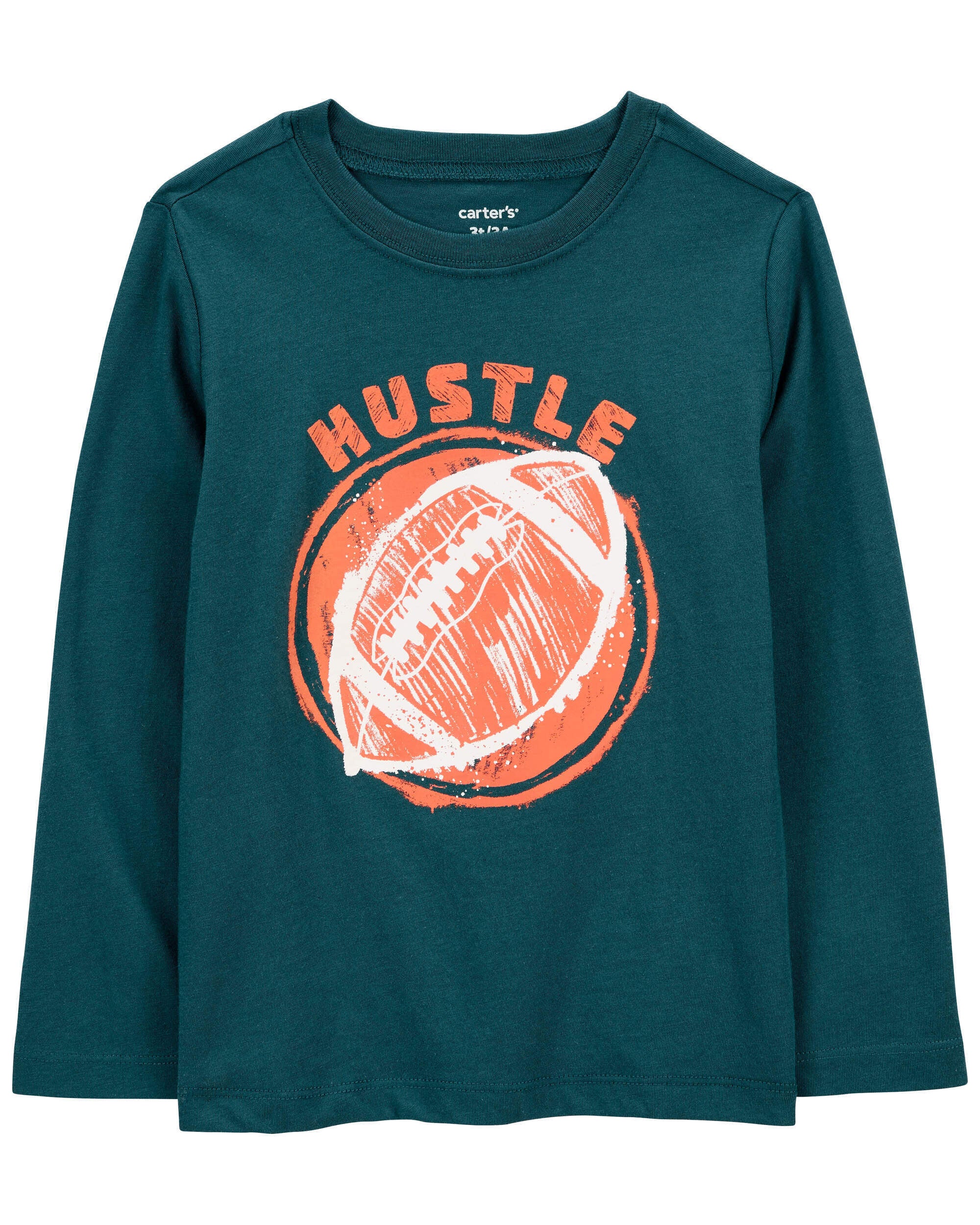 Toddler Hustle Football Graphic Tee Carter s Carter s