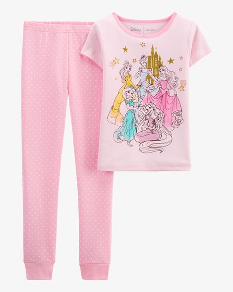  Product image 1 of Kid 2-Piece Disney Princess 100% Snug Fit Cotton Pajamas