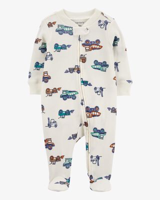 Product image 1 of Baby Car 2-Way Zip Thermal Sleep & Play Pajamas