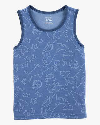 Product image 1 of Baby Sea Animals Graphic Tank - Blue
