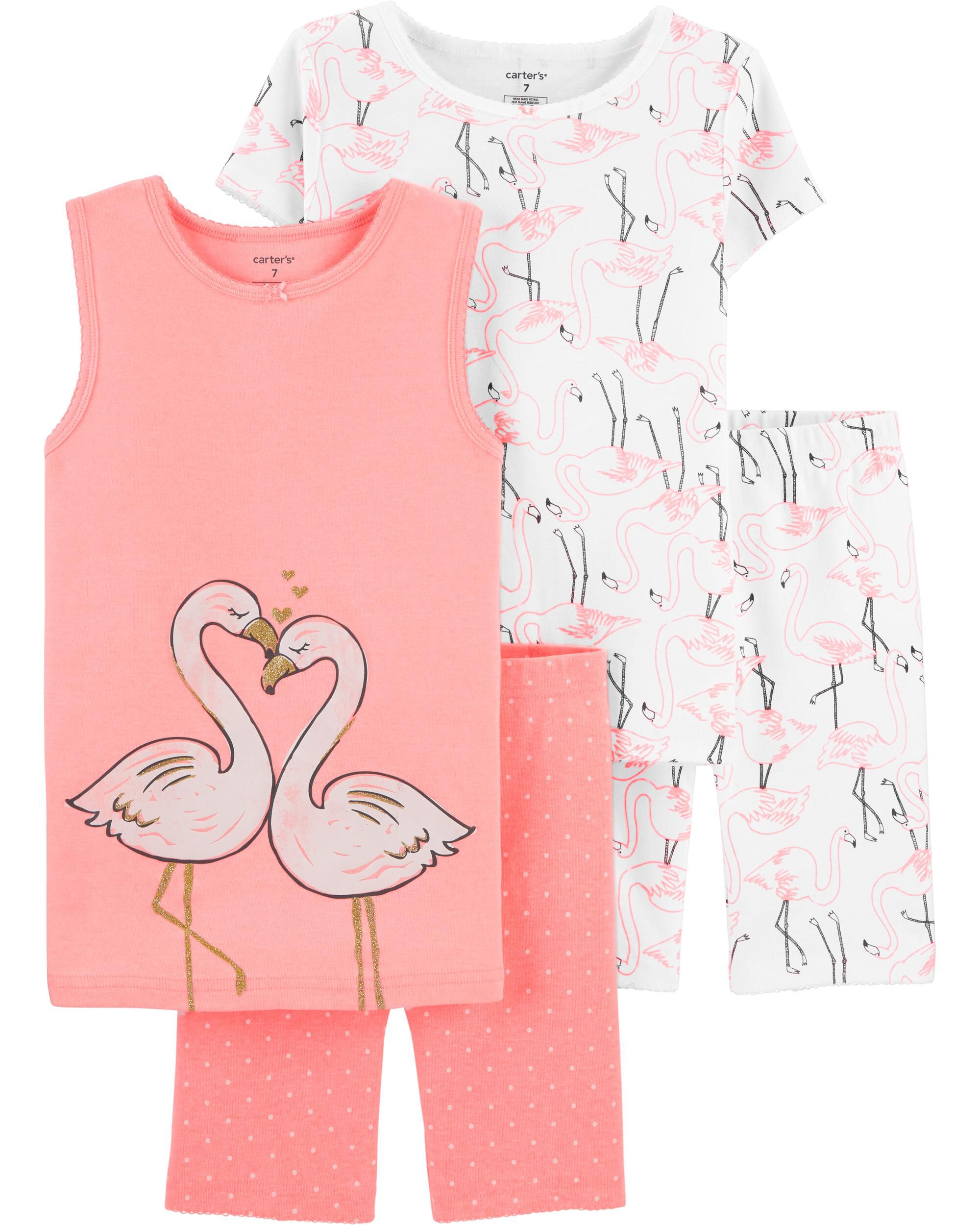 Carters flamingo pajamas discount