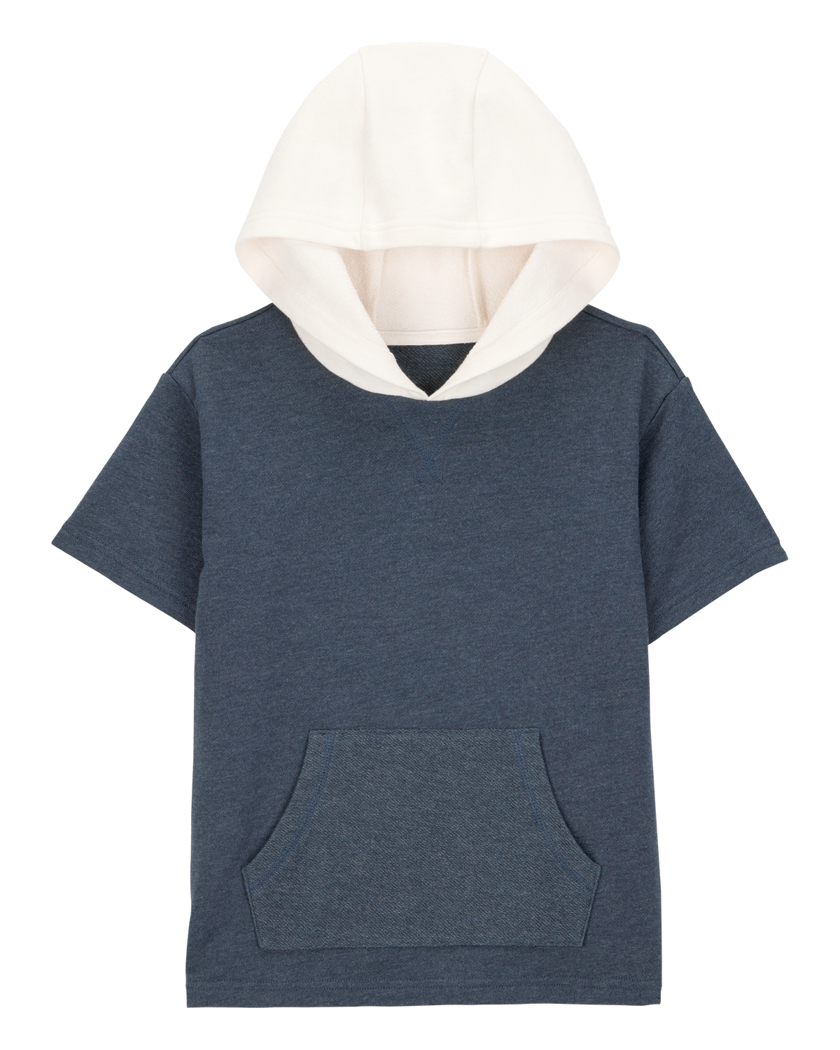 Kid Hooded French Terry Short-Sleeve Tee - Grey - Carter's