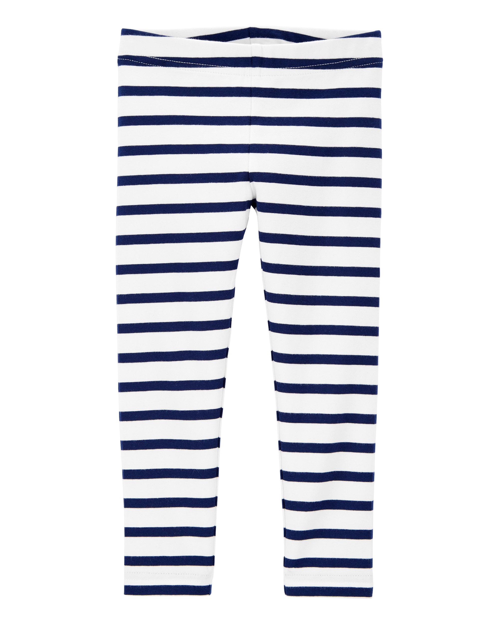 Toddler Cotton Striped Stretch Leggings
