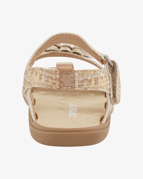  Product image 3 of  Every Step® First Walker Woven Flower Accent Sandals - Beige
