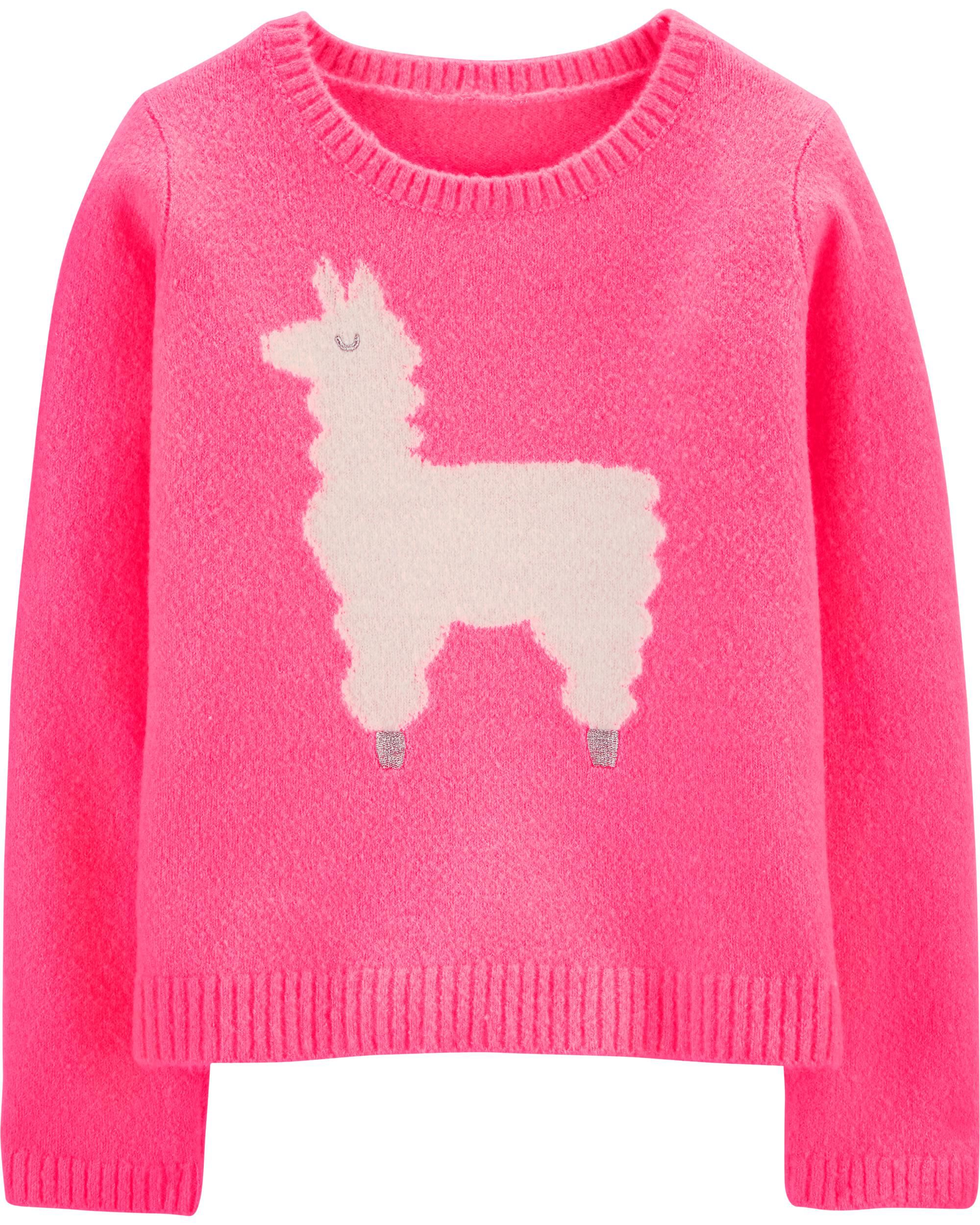 baby llama sweater