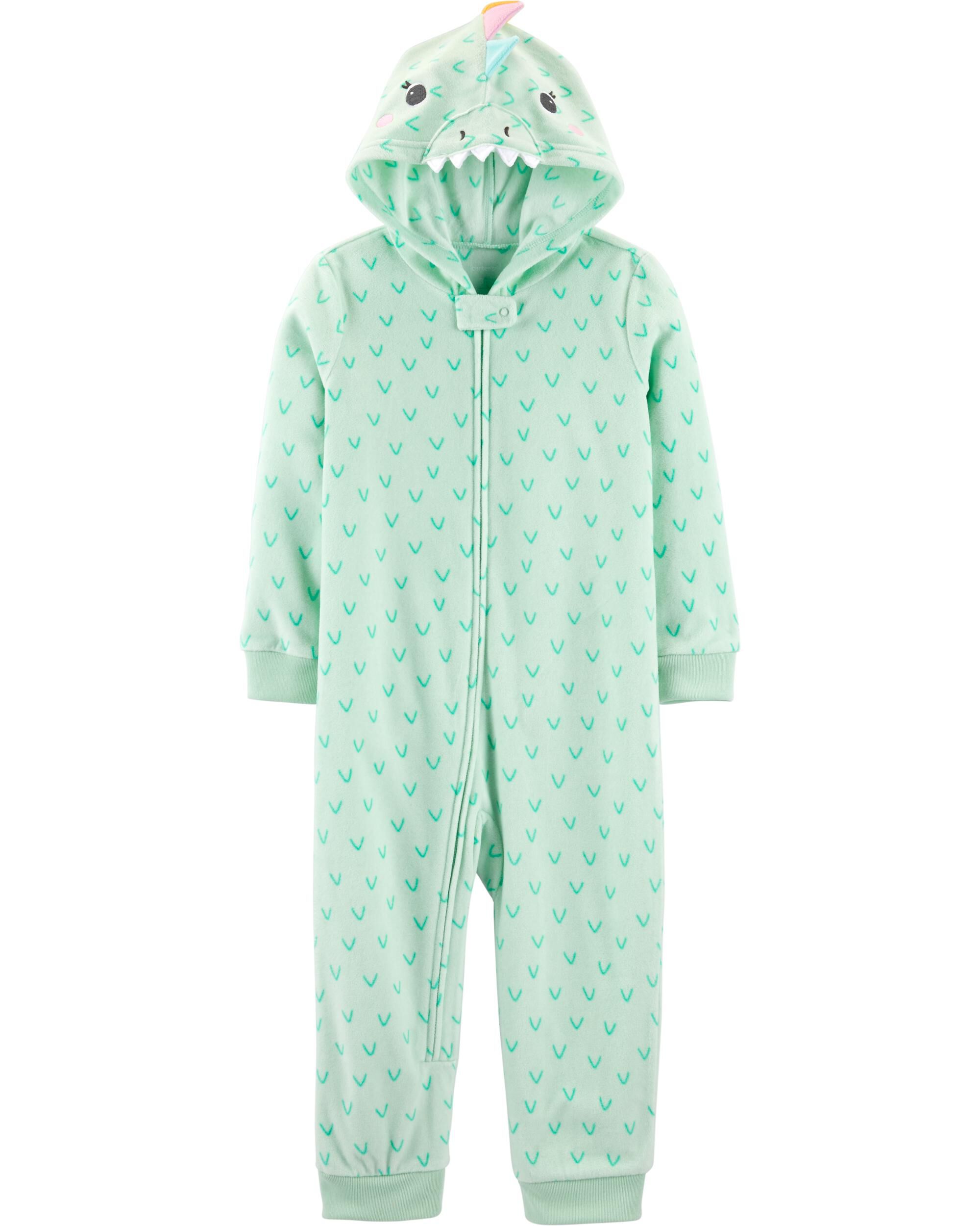 carters fleece dinosaur pajamas