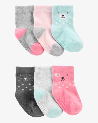Product image 1 of Baby 6-Pack Crew Socks