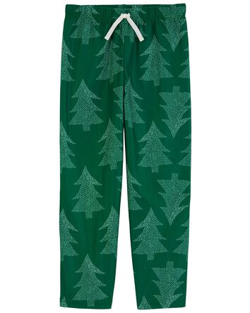 Kid Christmas Tree Fleece Pajama Pants