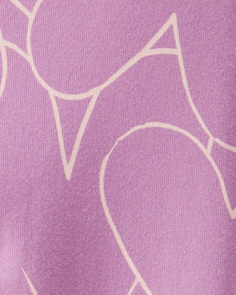  Product image 3 of Toddler Girl Cotton Heart Stretch Leggings - Purple