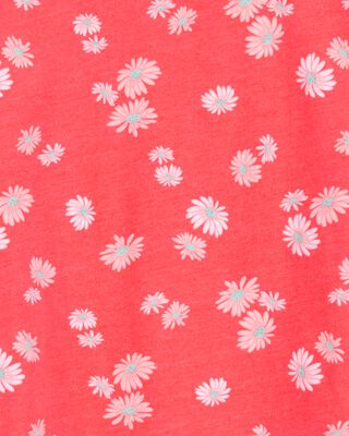 Product image 2 of Kid Floral Short-Sleeve Tee - Orange