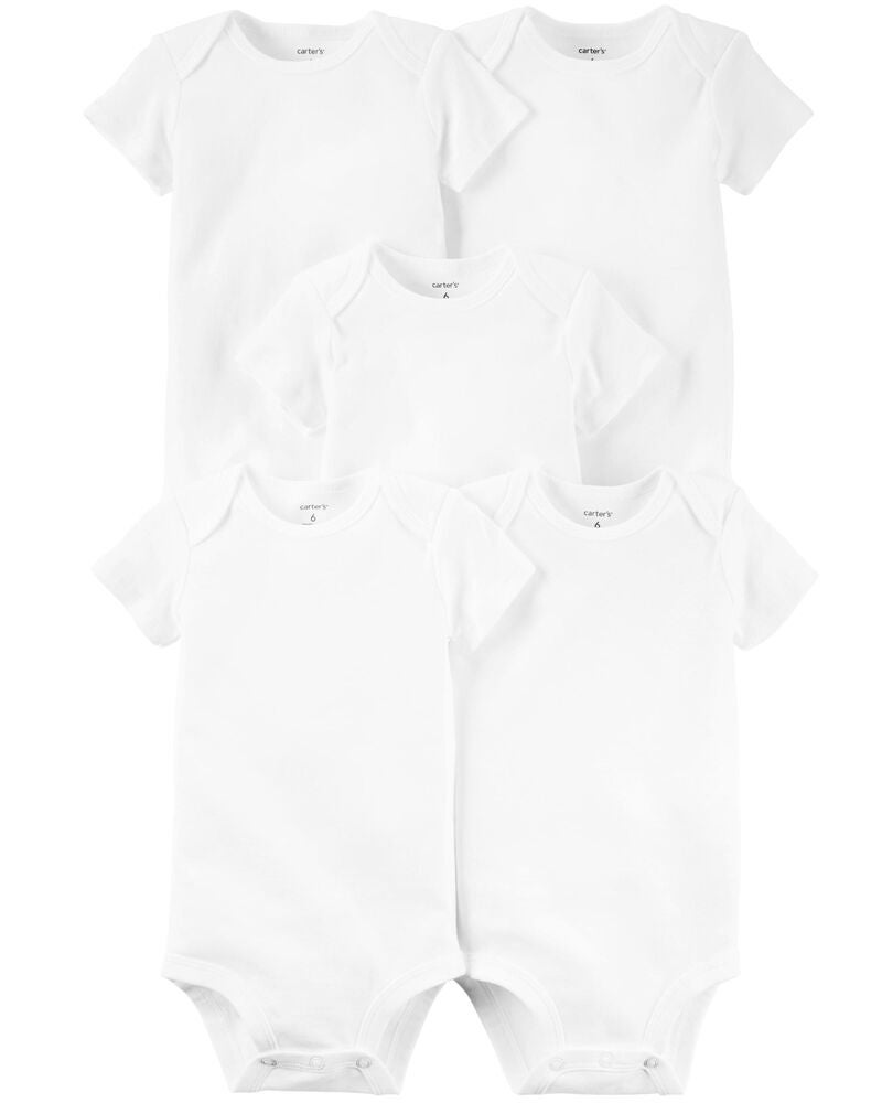 5 Pack Short Sleeve Original Bodysuits Carters Com