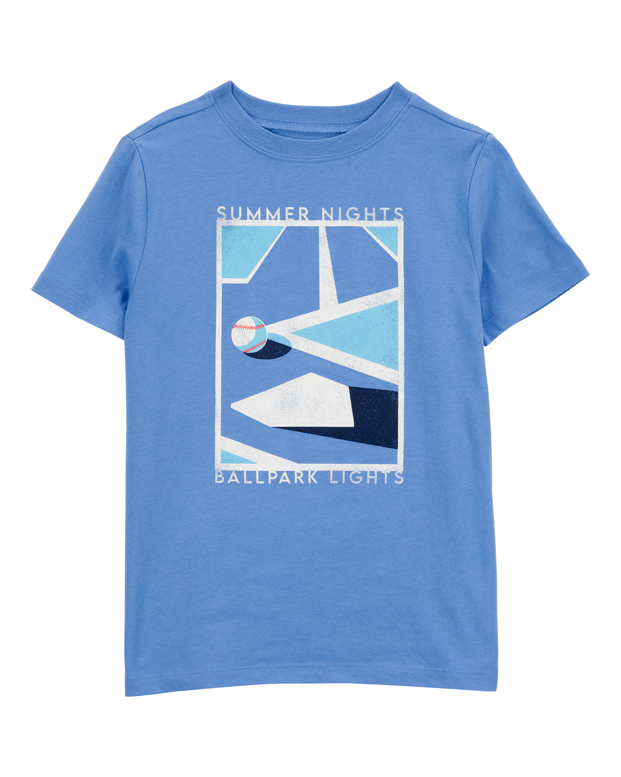 Kid Baseball Short-Sleeve Graphic Tee - Blue