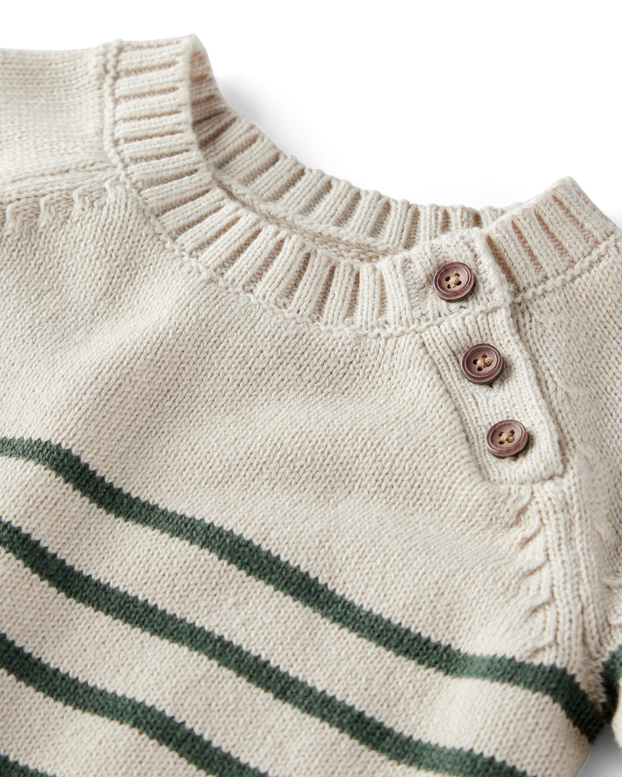 トップス andmary Bebe knit tops Striped Open-knit Top - Tween - Rose | 100393 Mary