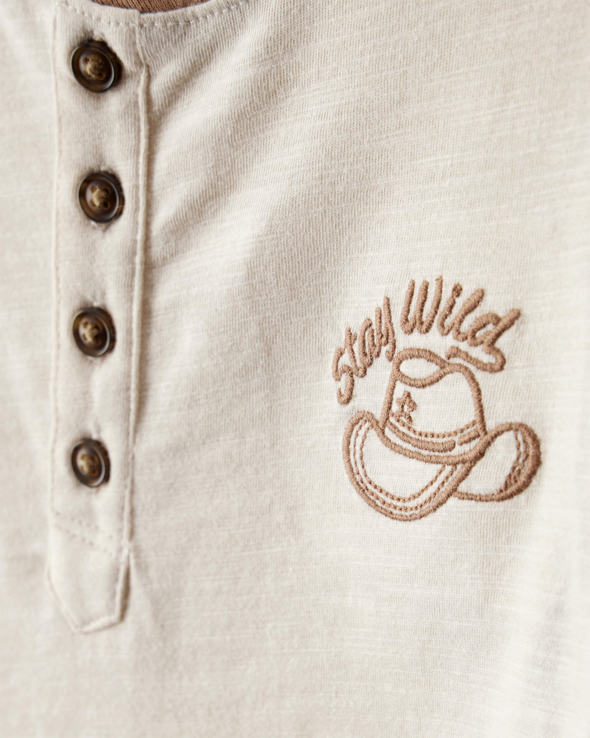 Toddler Boy Stay Wild Henley Top - OshKosh B'gosh | Carter's
