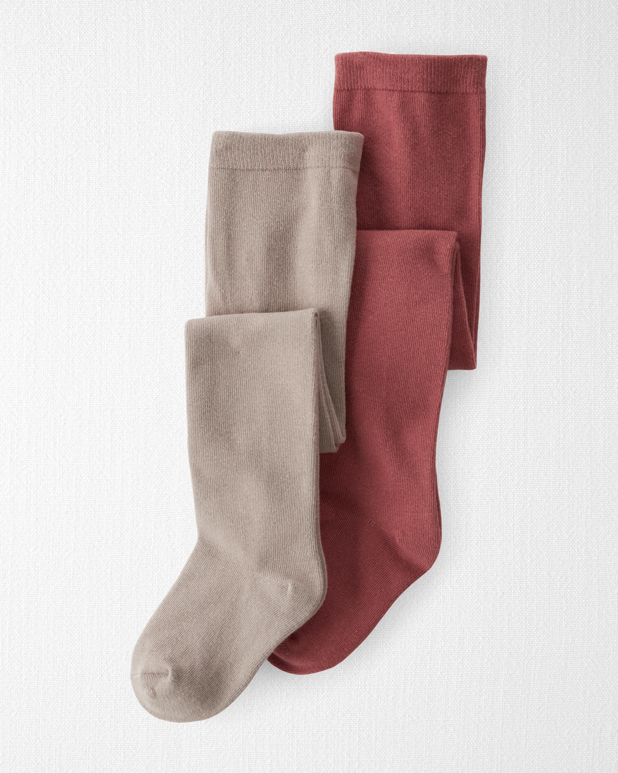 Toddler 2 Pack Tights Made With Organic Cotton Little Planet Carter s