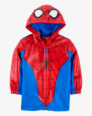 Product image 1 of Toddler Spider-Man Rain Jacket - Red