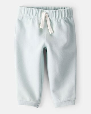 Baby Boy 100% Cotton Faux Denim Pull-On Pants - Blue