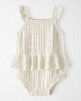 Baby 2-Piece Organic Cotton Floral-Print Sweater Set