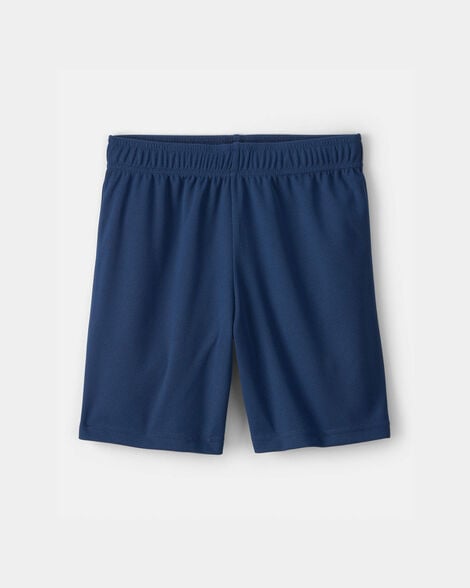 boys mesh active shorts - blue
