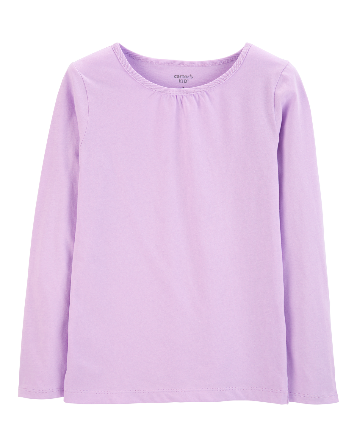 Kid Long-Sleeve Cotton Tee - Carter's | Carter's