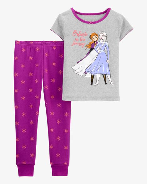 Toddler Elsa Pjs Toddler 2-Piece Frozen 100% Snug Fit Cotton