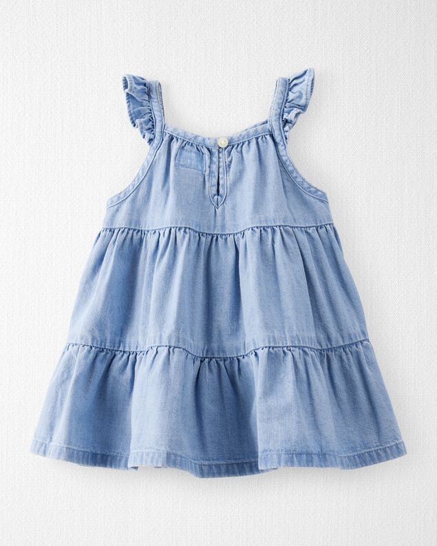 Product image 2 of Baby Organic Cotton Chambray Dress 