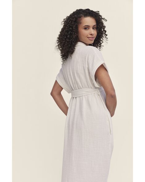 Product image 4 of Adult Womens Maternity Midi Shirt Dress