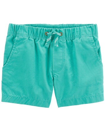 Baby Pull-On Canvas Shorts