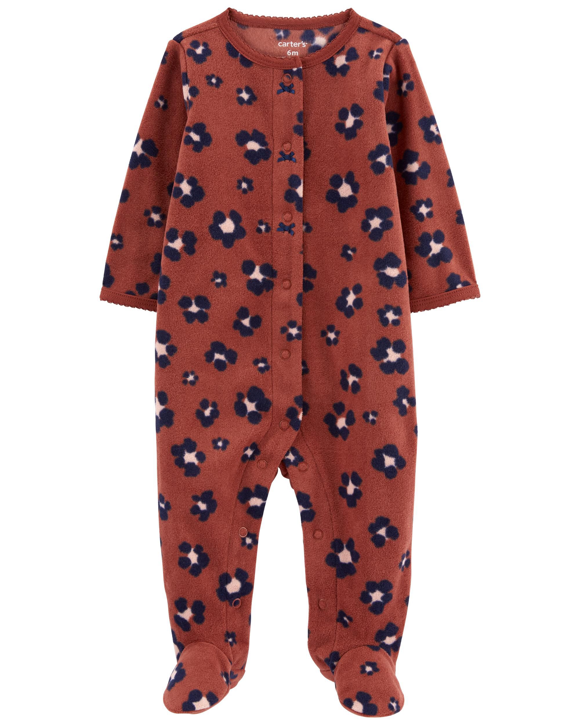 Baby Leopard Snap Up Fleece Sleep Play Pajamas Carter s Carter s