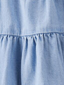 Chambray Denim - Baby Organic Cotton Chambray Dress , Selected