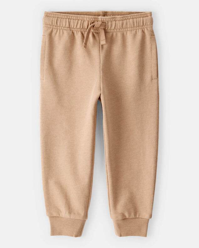 Product image 1 of Toddler Boy Construction French Terry Jogger - Tan