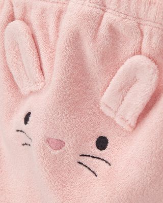 Product image 2 of Baby 3-Piece Bunny Little Cardigan Set - Pink