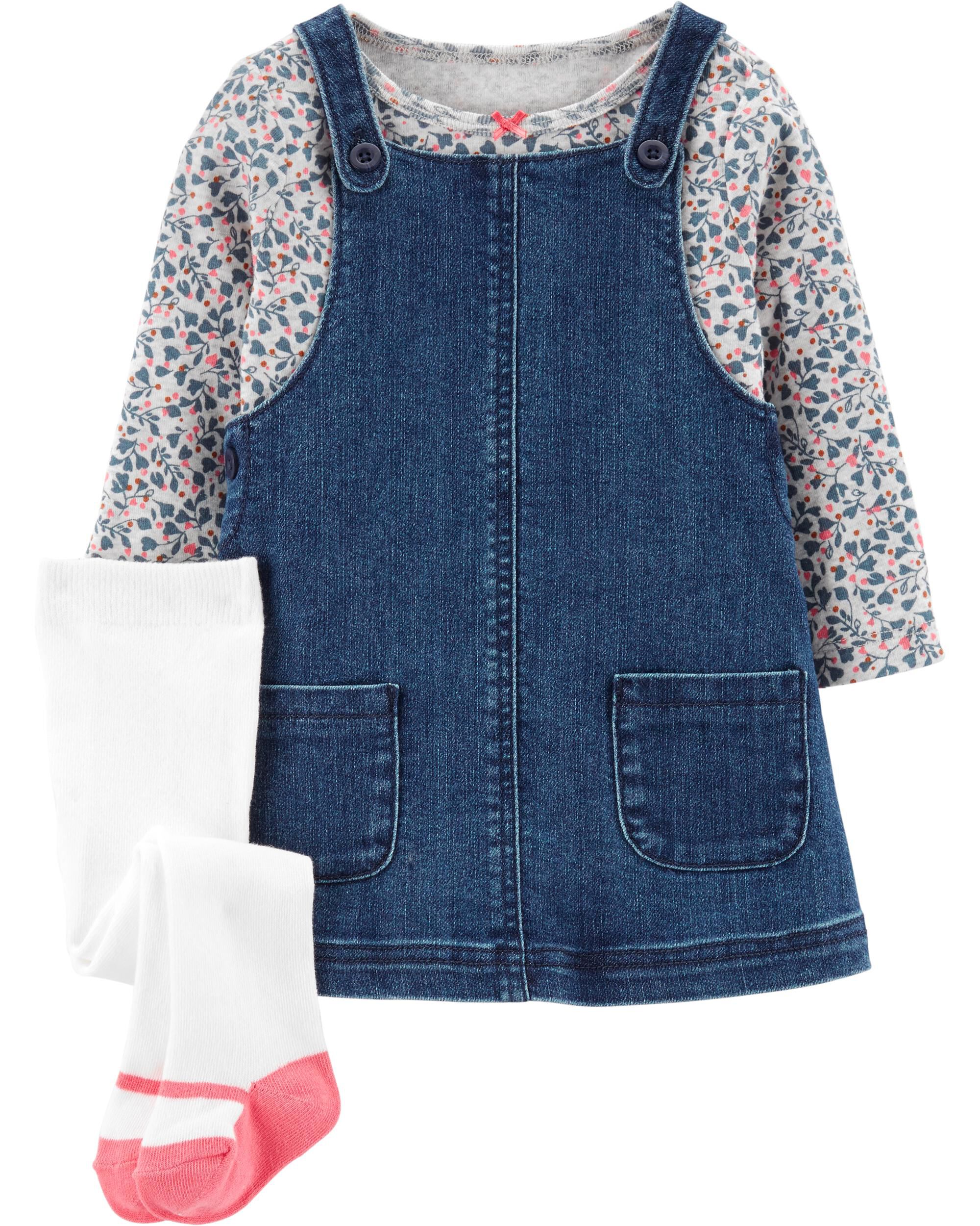 carters jean dress