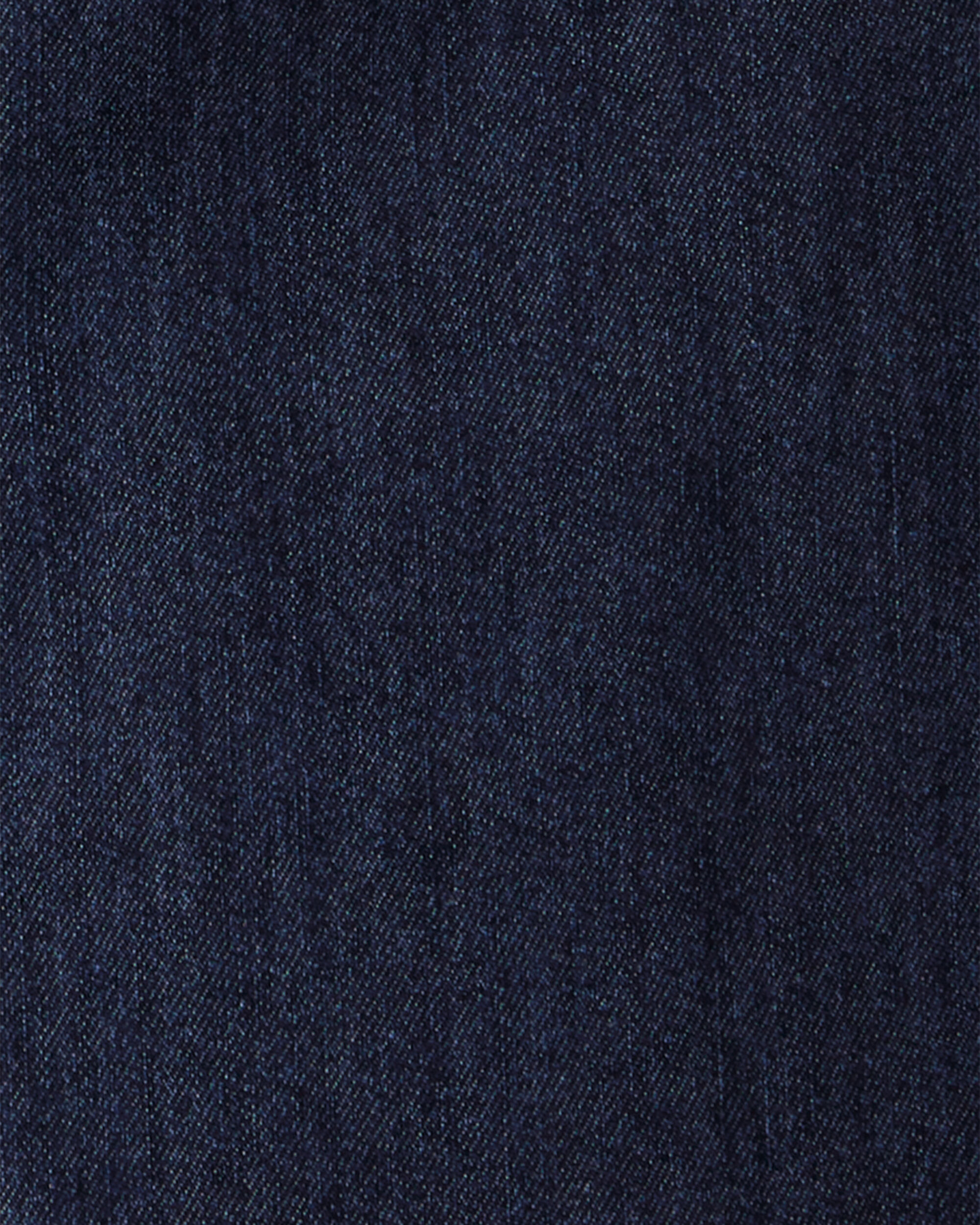 Girls Denim Wide-Leg Jeans - Blue