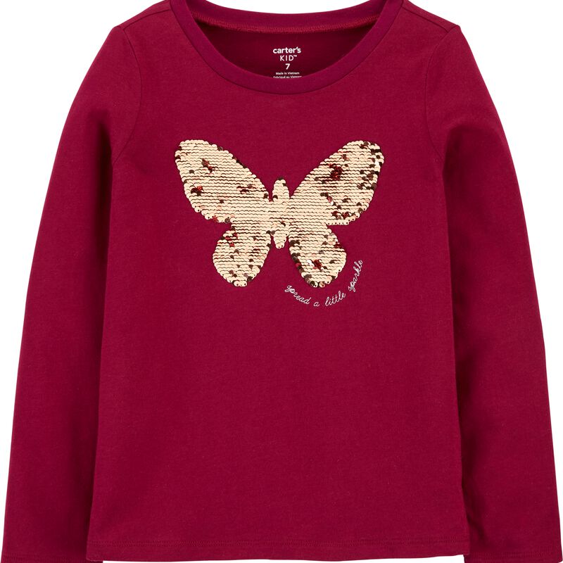 carters flip sequin shirt