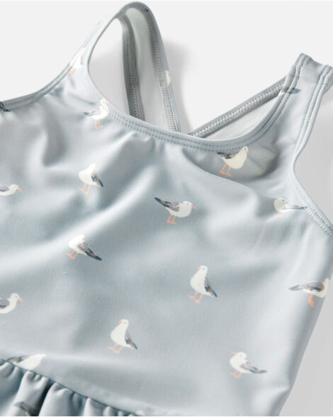 Product image 3 of Toddler Girl Recycled Seagull-Print Swimsuit