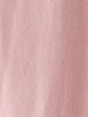 Girls Cotton Pull-On Stretch Leggings - Pink