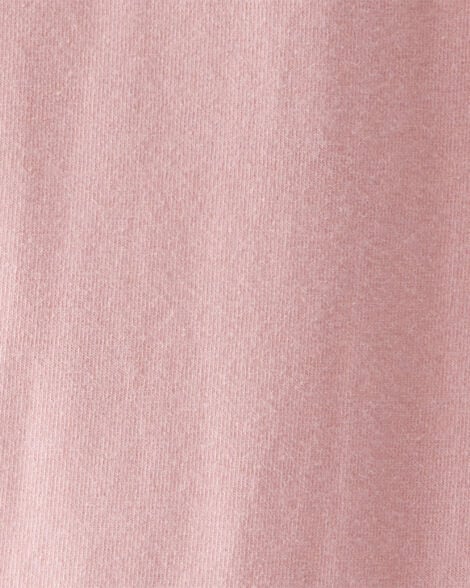 Girls Cotton Pull-On Stretch Leggings - Pink