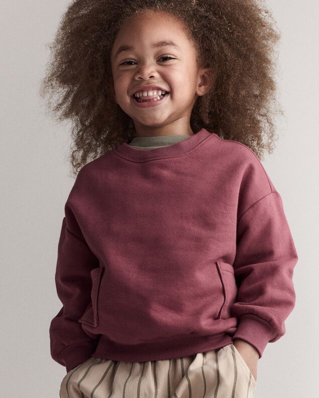 Product image 1 of Toddler Otter Sweatshirt™ with Pockets - Burgundy