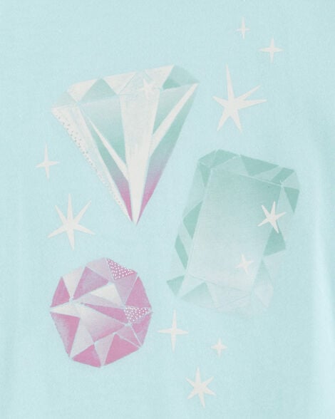  Product image 2 of Kid Diamond-Print Long-Sleeve Shirt - Blue