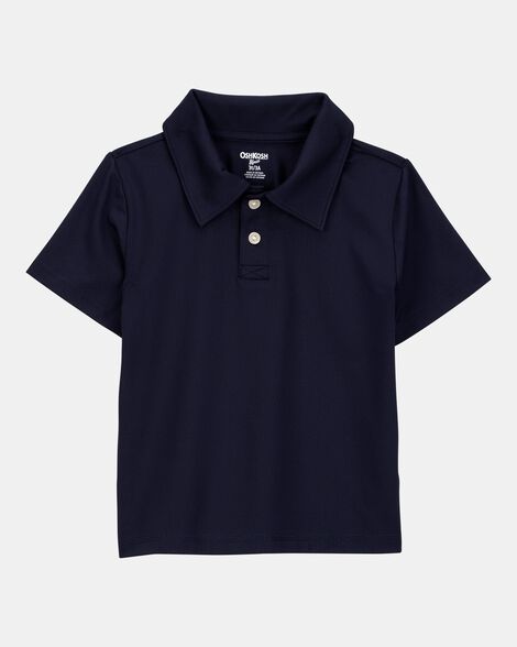 Toddler Active Uniform Polo Shirt in Moisture Wicking BeCool™ Fabric - Navy