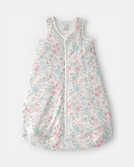 baby girl butterfly garden 2-way zip purelysoft wearable blanket