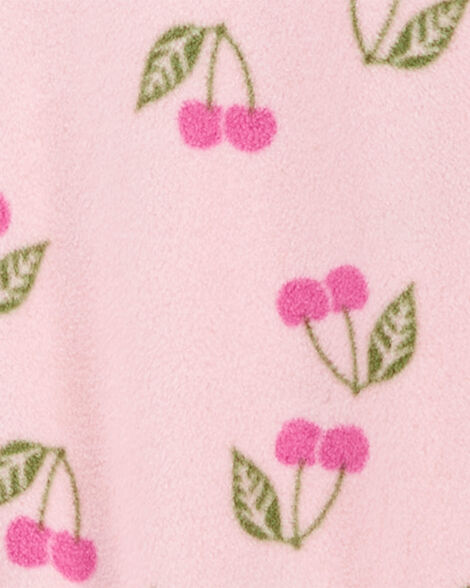 Product image 3 of Toddler 1-Piece Cherry Fleece Footie Pajamas