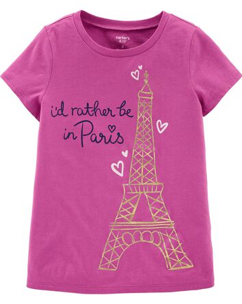 Girl Graphic Tees Travel Short Sleeve Carter S Free Shipping